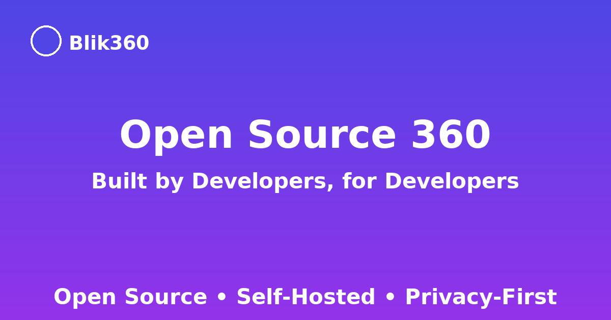 Open Source 360 Feedback Built by Developers | Blik