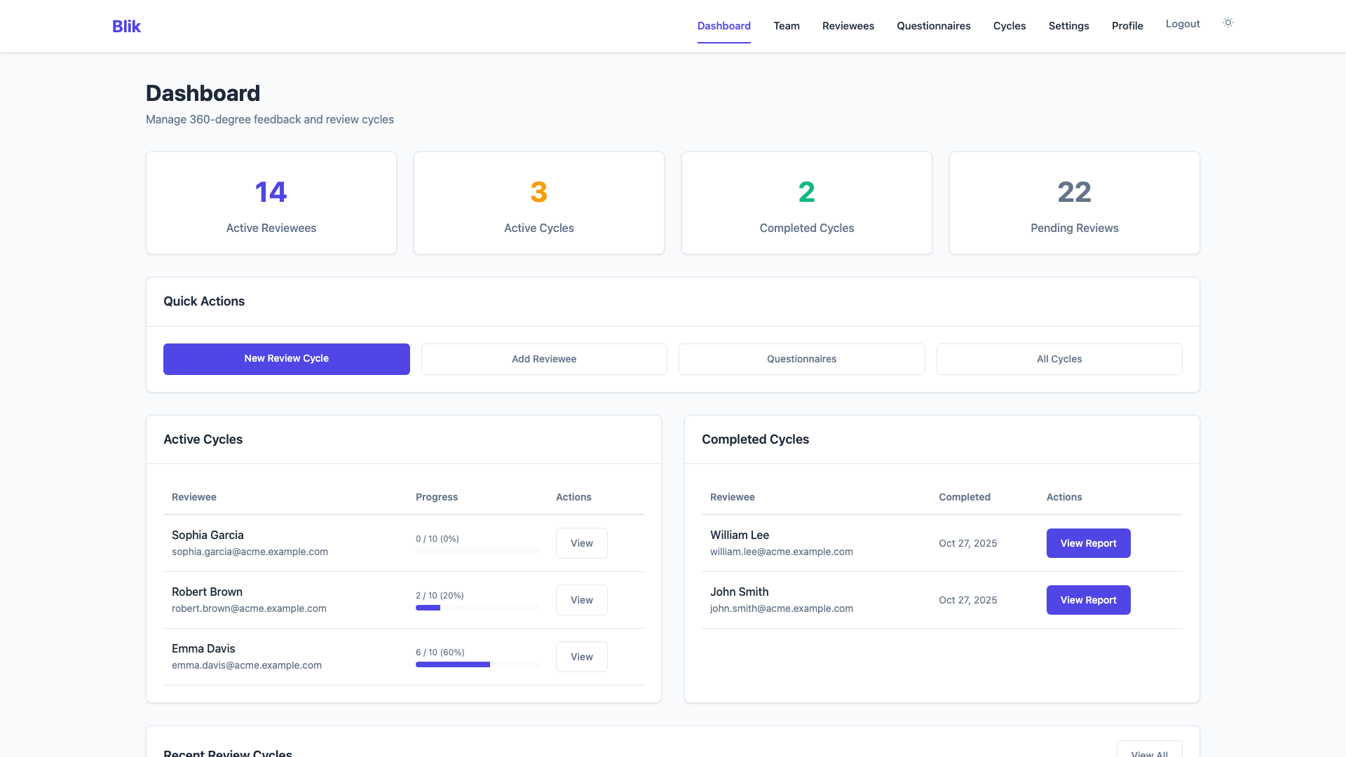 GDPR-Compliant Dashboard - Light Theme
